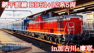 【JR西日本】2022/02/28 加古川駅・摩耶駅 網干訓練 DD51+12系客車
