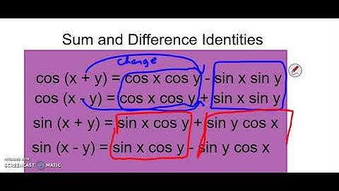 Sum and Difference Intro