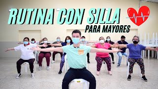 Ejercicios en SILLA para ❤️ADULTOS MAYORES❤️