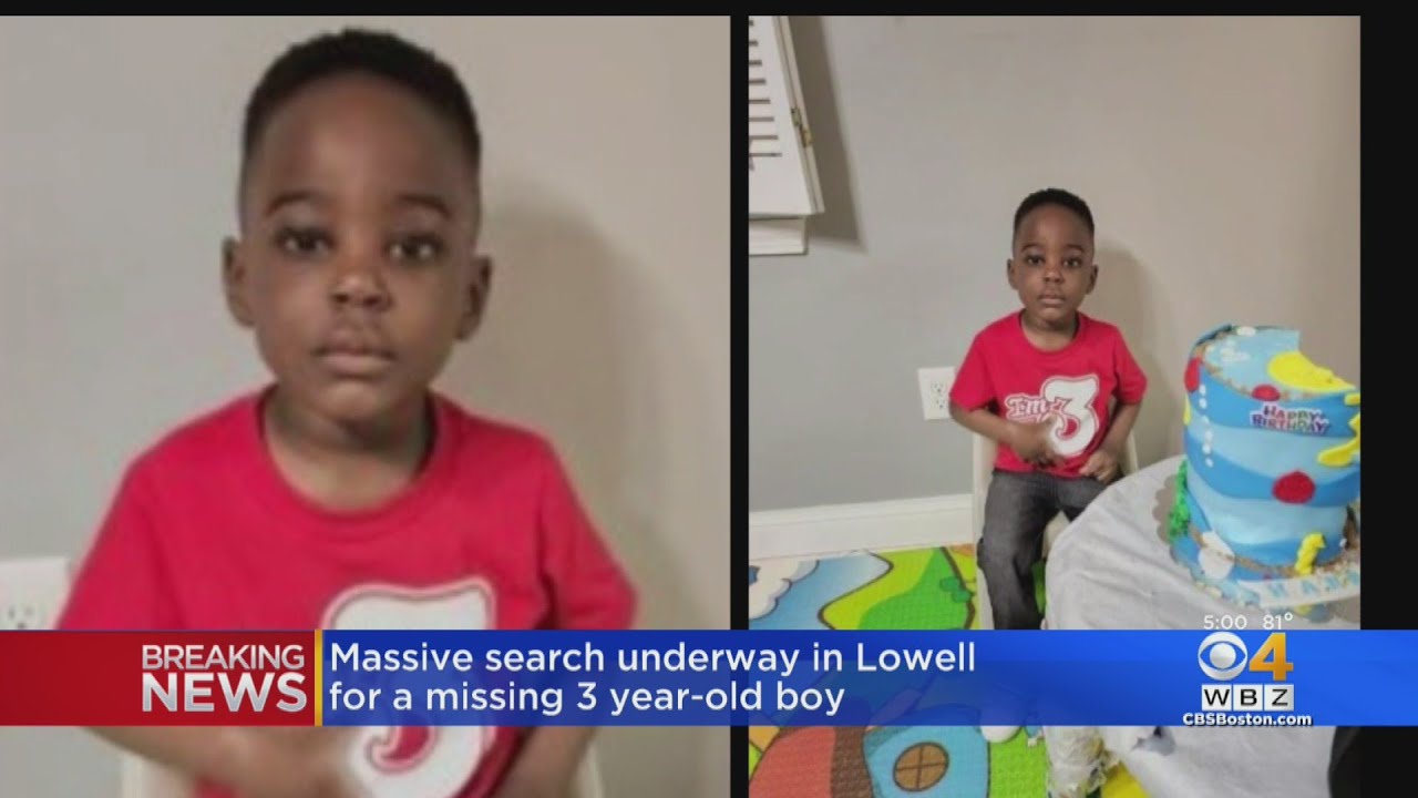 Massive police search ongoing for 3-year-old boy missing from Lowell ...