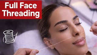 Full face threading ❤️
