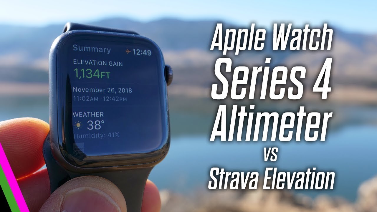 Apple Watch Series 4 Altimeter VS fenix 