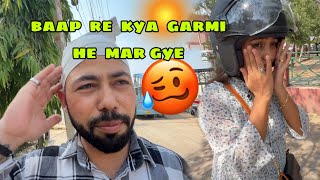 Aaj garmi main huaa bura haal 🥵🥵😒|| vlog with shanty-zudio shopping in zirakpur