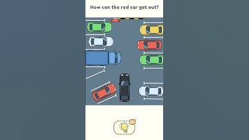 how can the red car get out? #shorts #trending #youtubeshorts #ytshorts #youtube #dop2 #dop5 #dop3