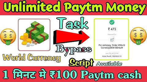 Unlimited Paytm Cash || Task Bypass Script || Paytm earning app || INFO TECH HINDI