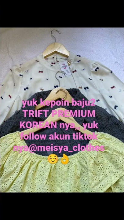 #stel Korean trift korean cantik