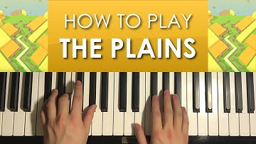 How To Play - Dancing Line - The Plains (PIANO TUTORIAL LESSON)