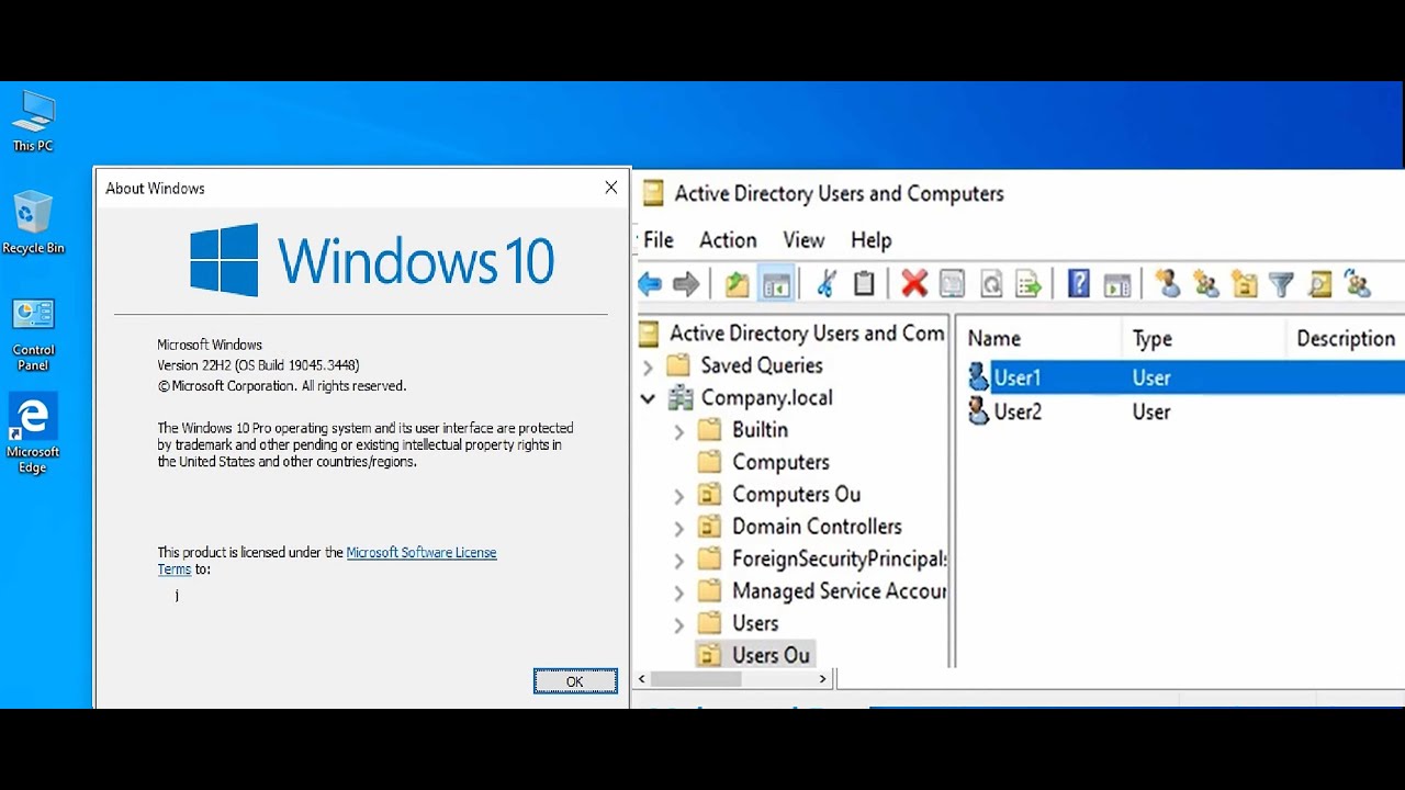 How To Install Active Directory User And Computer On Windows 10 Management Console