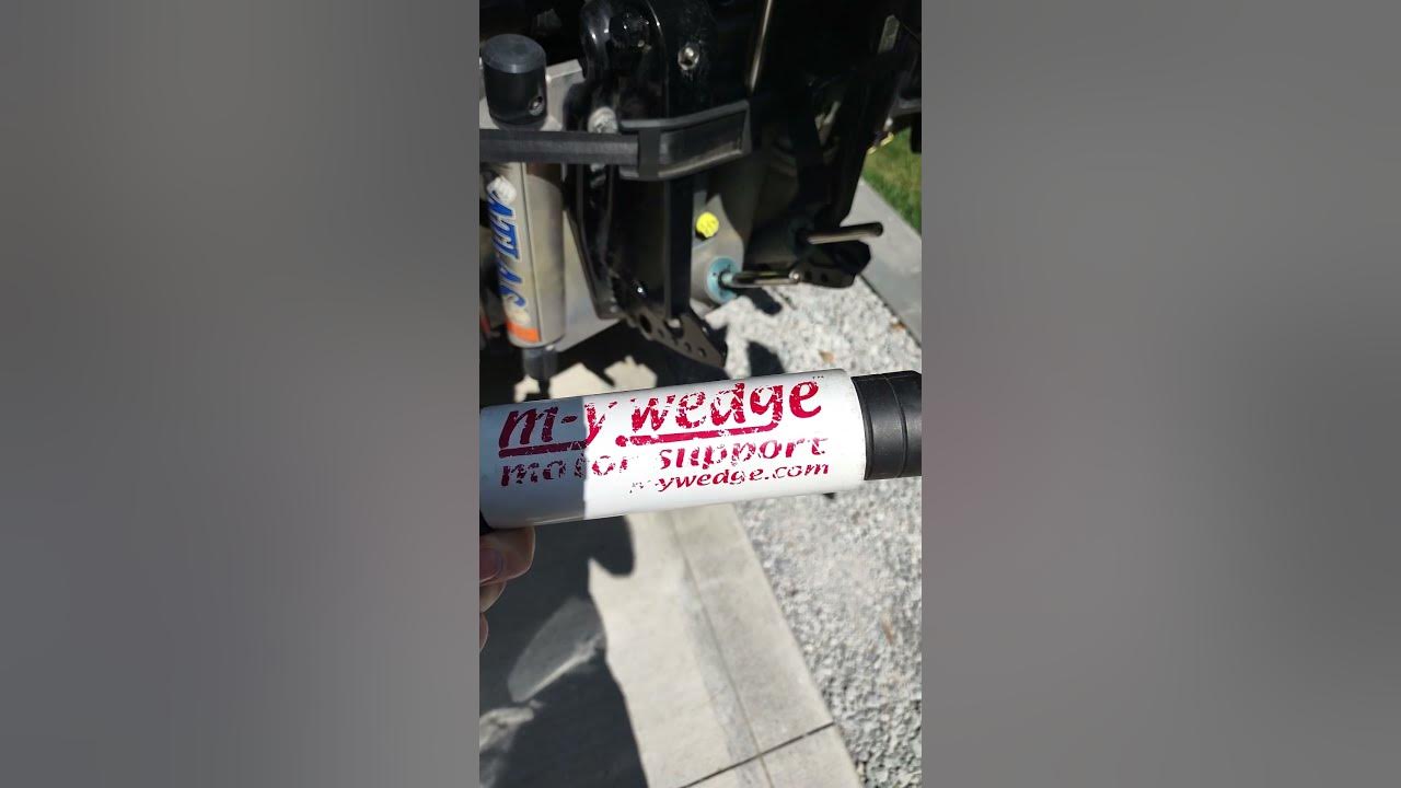 MY Wedge Outboard Motor Support YouTube