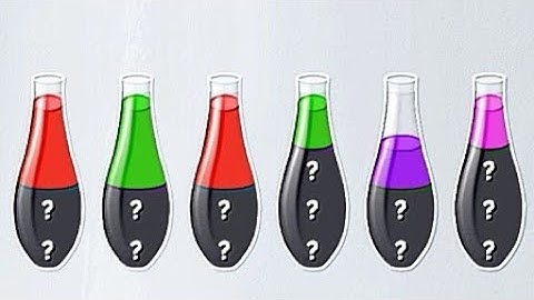 Water color sort puzzle level 180