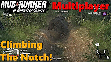 SpinTires Mud Runner: Multiplayer w/ Mods, DIFFICULT TRAILS And Climbs!