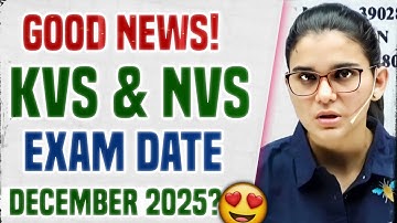 KVS NVS 2025 Exam date CHANGED? 😍 SYLLABUS? HIMANSHI SINGH 
