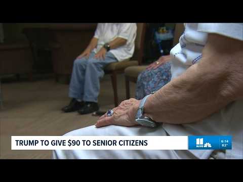 President Trump announces Medicare payments to seniors