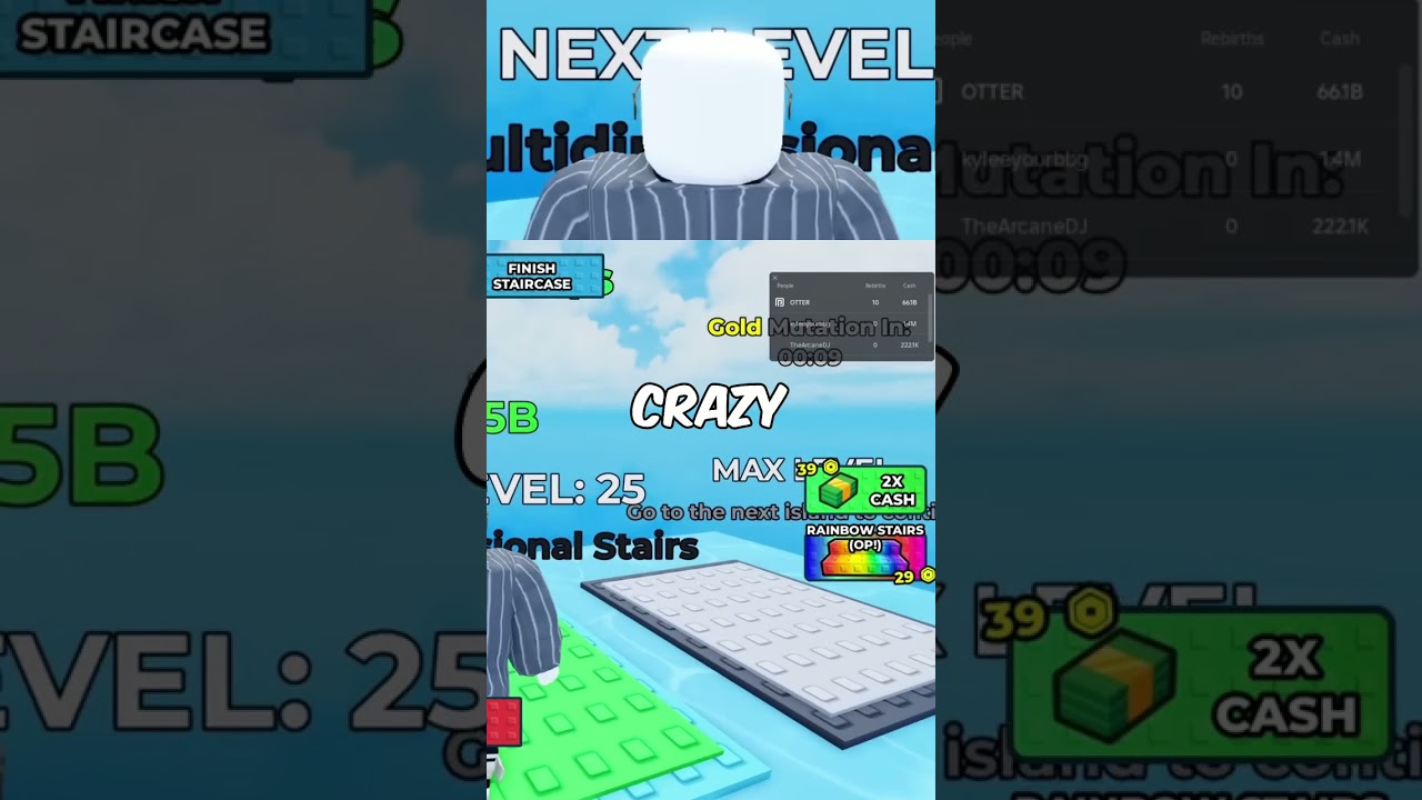 Upgrading Stairs to Trillionaire: The Ultimate Game Hack! 