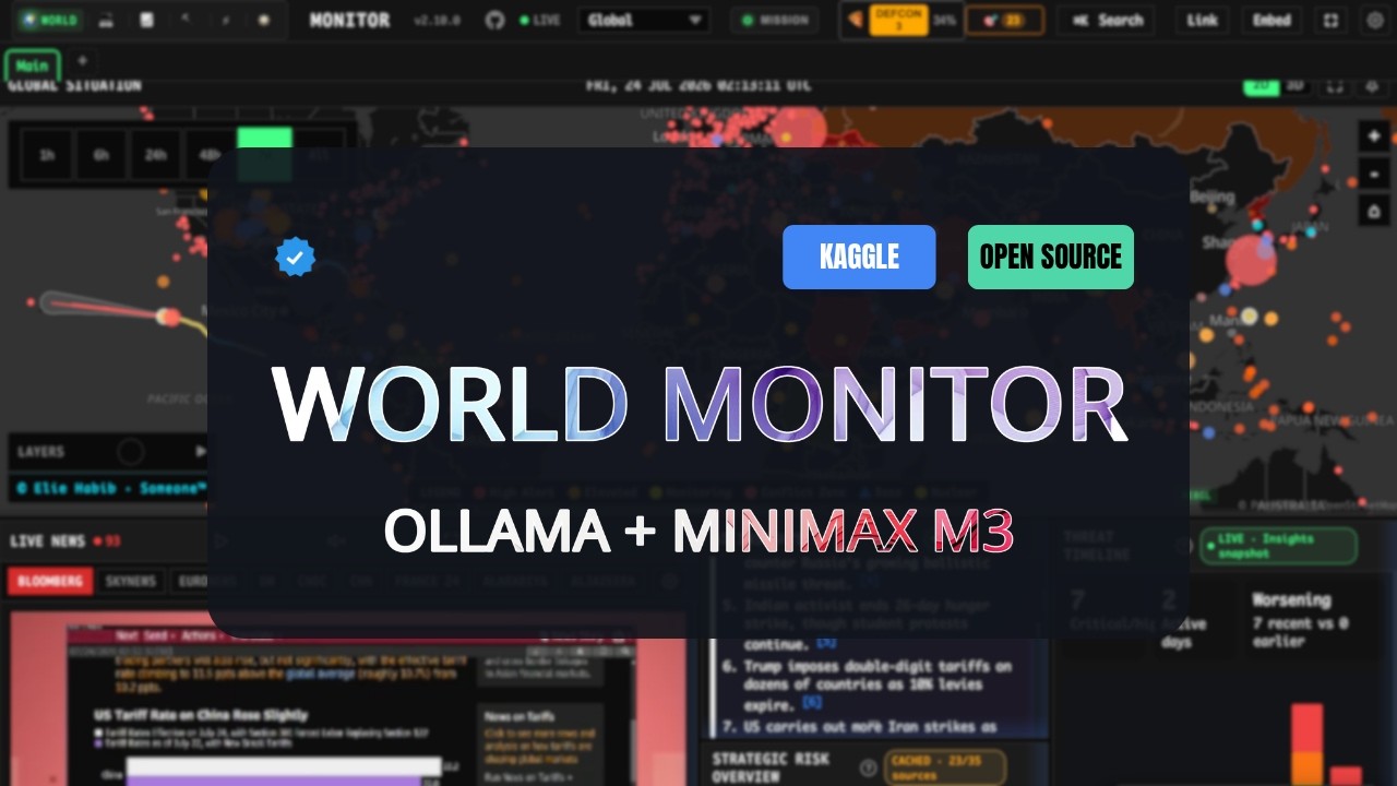WorldMonitor: The First Open Source Global Intelligence System (Palantir for Free)