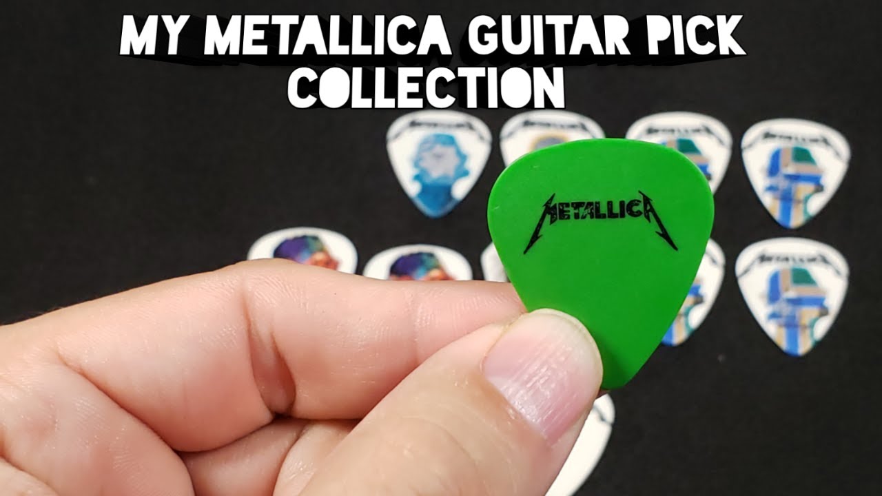My Metallica Guitar Pick Collection YouTube