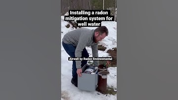 Removing radon from water #mikeholmes