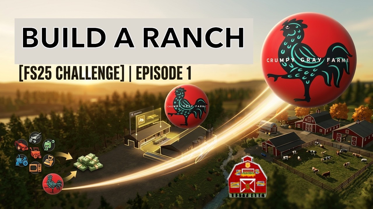 CAN I BUILD A RANCH CHALLENGE | FS25 | EP1 - YouTube