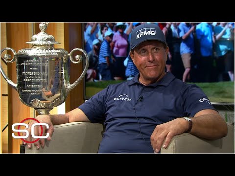 Phil Mickelson reacts to winning the PGA Championship at age 50 | SportsCenter