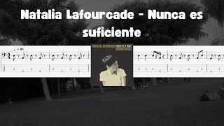 (BASS TAB) Natalia Lafourcade - Nunca es suficiente | Tutorial