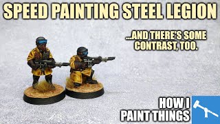 Easy One-Coat Steel Legion - Speedpaint, Contrast & Washes [How I Paint Things]