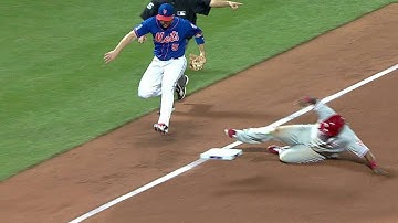 PHI@NYM: Wright ranges to his right, gets the out