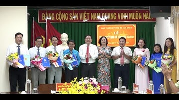 TÂN CHÂU: TRAO QUYẾT ĐỊNH VỀ CÔNG TÁC CÁN BỘ