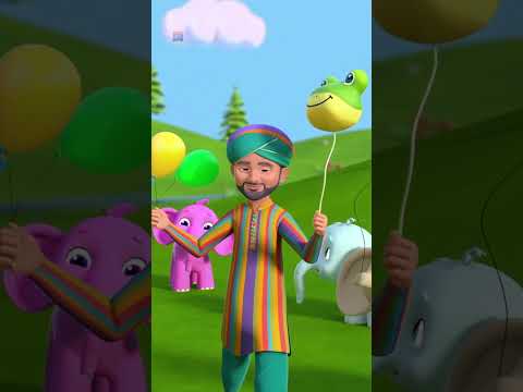 Gubbare Wala Aaya, गुब्बारे वाला #shorts #preschool #kidsvideos #rhymes #cartoon #summersong #viral