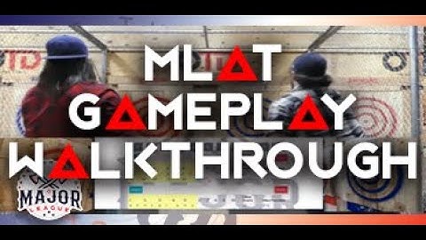 Major League Axe Throwing Gameplay Walkthrough