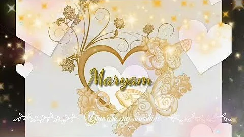 #Maryam# name what's app #video status#