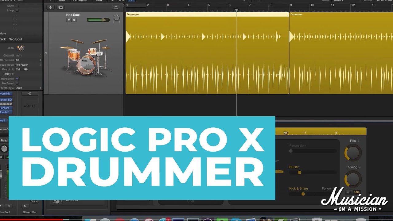 Logic Pro X Drummer Tutorial