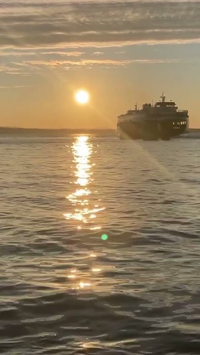 🌅 Моретерапия #закат #море #паром #сиэтл #sunset #ferry #pugetsound # ...