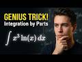 Calculus 2 integral of x^3 ln(x) using integration by parts