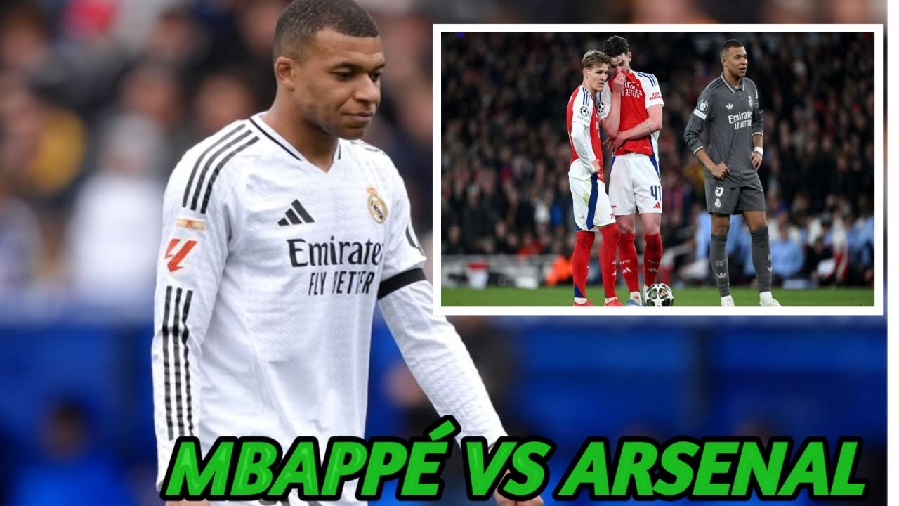 Kylian Mbappé's Controversial Redcard🟥 and It's Impact on Real Madrid Vs Arsenal UCL Clash