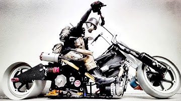 2WD Bike Drifting RC Animatronics By Danny Huynh Creations.