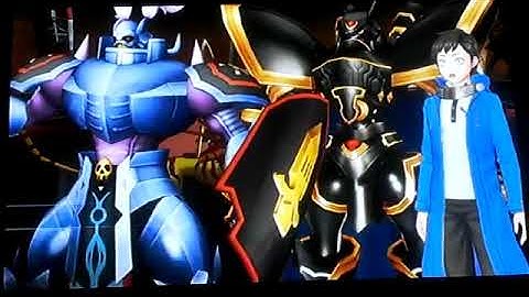 Digimon Story: Cyber Sleuth Hackers Memory playthrough part 147: beating some sense into Craniamon