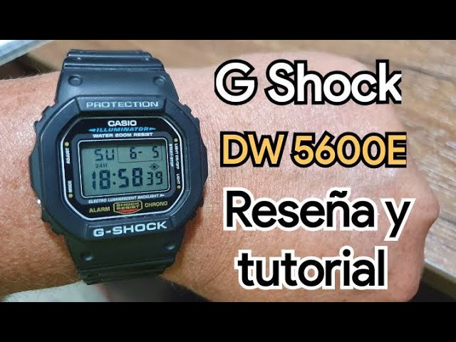 Reloj Casio G-Shock Vintage DW-5600E-1VCT Negro Clásico - Dando la Hora -  Dando La Hora