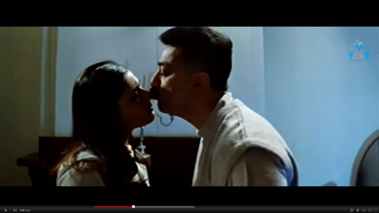 Kamal Hassan Kissing Raveena Tandon - Abhay - YouTube
