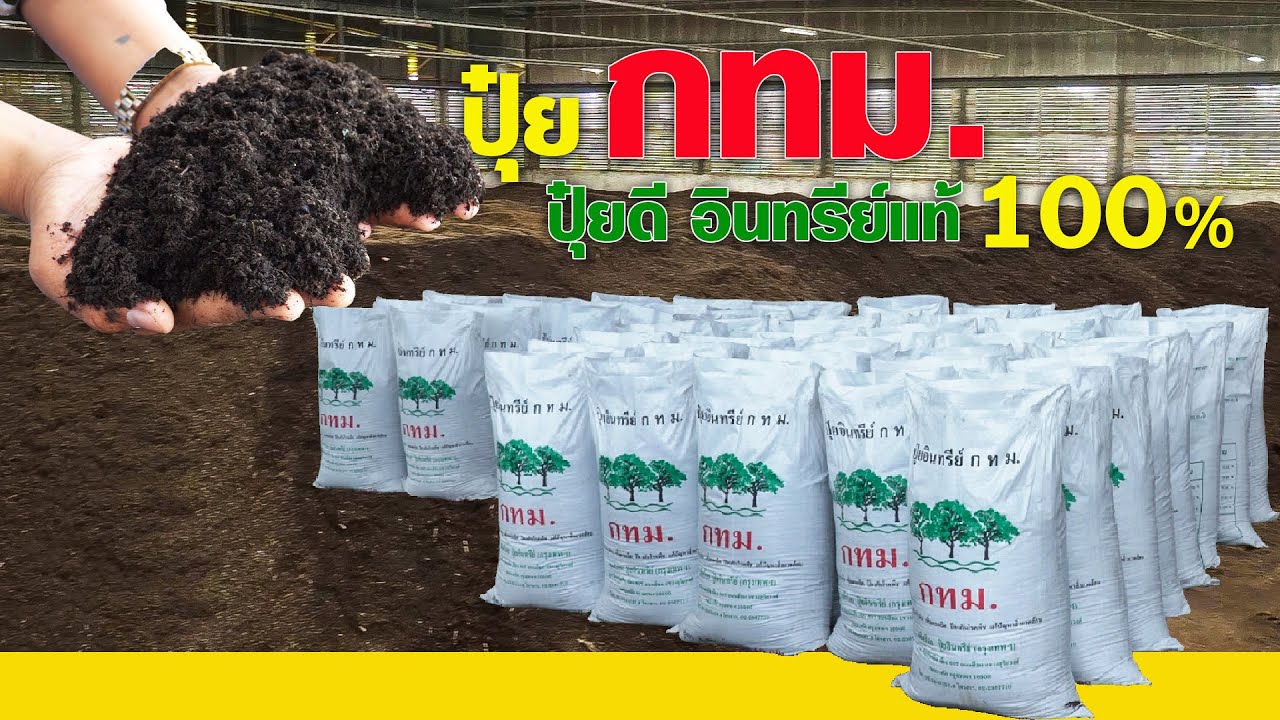 ขยะ มี ประโยชน์ ผลิตเป็น “ปุ๋ยอินทรีย์ กทม.” คุณภาพอินทรีย์แท้ 100%  เพื่อเกษตรกรไทย