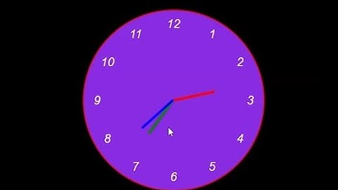 How to Create Analog Clock using HTML CSS and JavaScript | Hindi