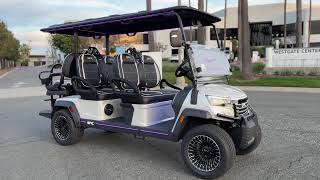 New 2026 Epic E60FX Street Legal LSV 6-Seater Lithium Electric Golf Cart For Sale In Corona, CA