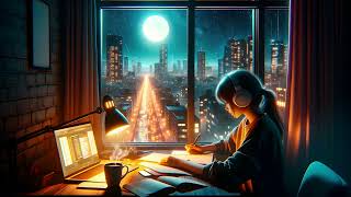 Nighttime Café☕️: Lofi Melodies for Study Nights and Chill