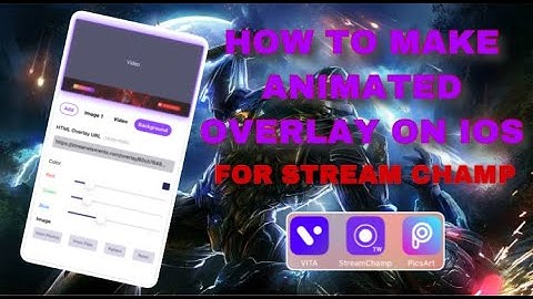 How To Make Animated Overlay  On IOS ||| for Stream Champ Users||| Malayalam Tutorial |||