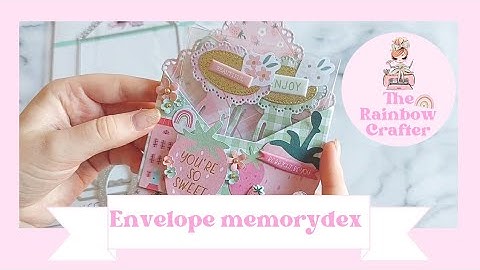 Envelope Memorydex and Slider die set from @ScrapDiva29