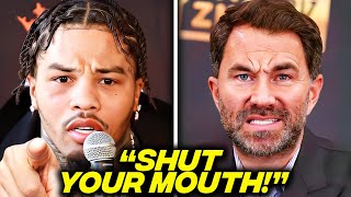 “I Will F*ck You Up!” Gervonta Davis BRUTALLY Warns Eddie Hearn