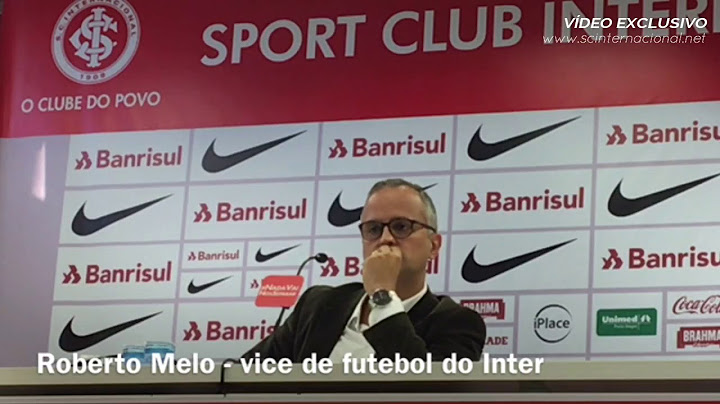Coletiva da demissão de Guto Ferreira com Roberto Melo pós Inter 1x1 Vila Nova
