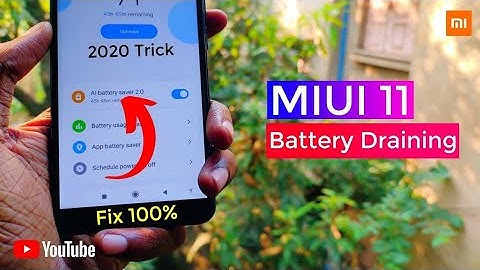 MIUI 11 Battery Draining Problem New Secret Solution 2020 | MIUI 11 Battery Drain Redmi Note 7 Pro