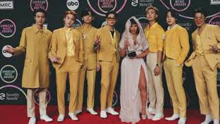Cardi B And BTS At The American Music Award 2021