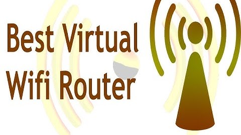 ►Best Free Virtual Wifi Router for Windows  | "Virtual Wifi Router | Virtual Router