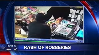 Fort Worth Police looking for serial robbers